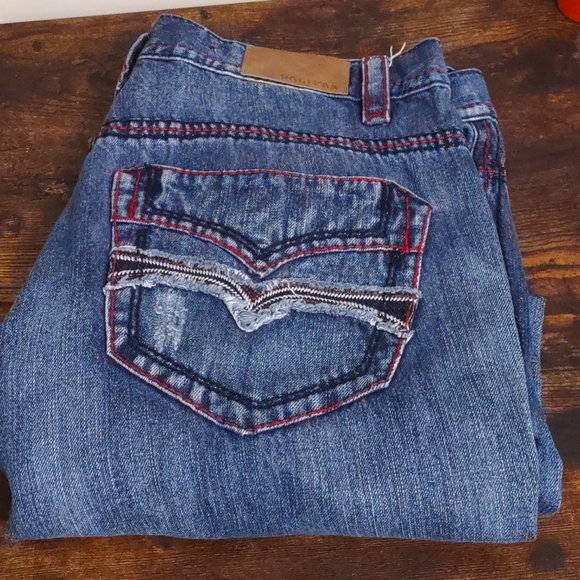 Halifax Men's Vintage Loose Fit Jeans - Picture 1 of 6